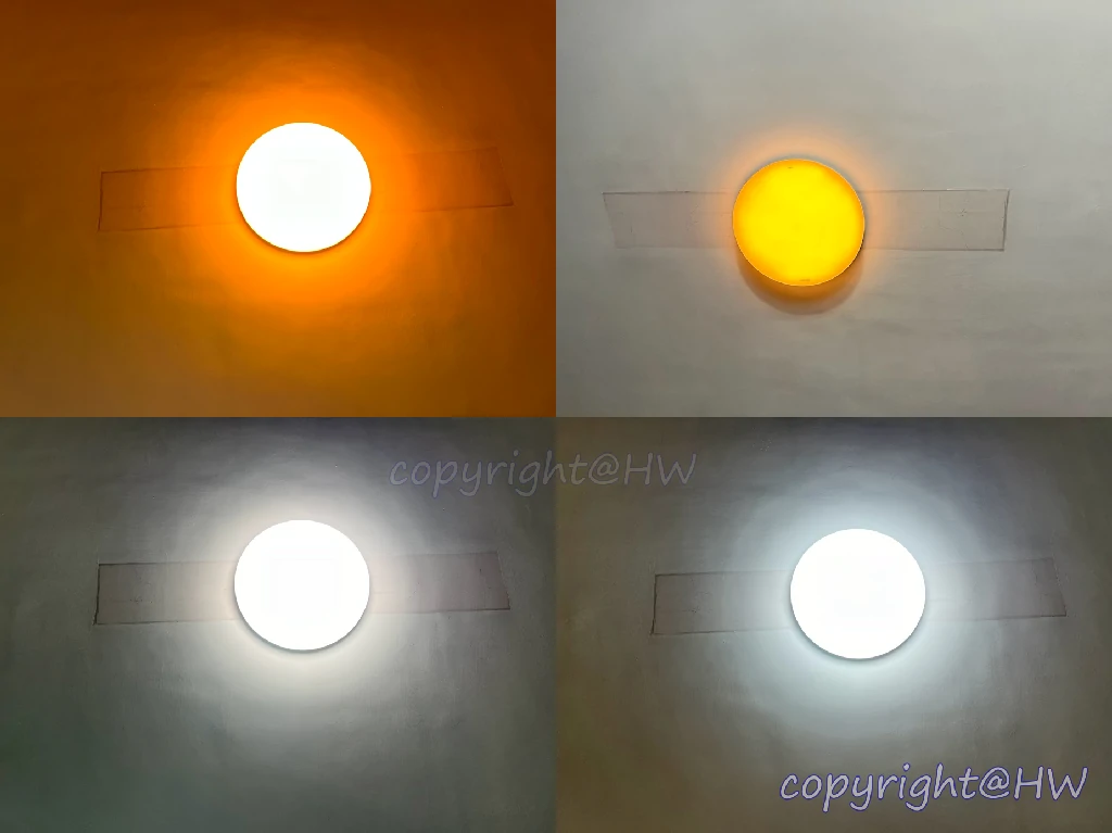 Toshiba和日吸頂燈測試 Toshiba和日吸頂燈測試