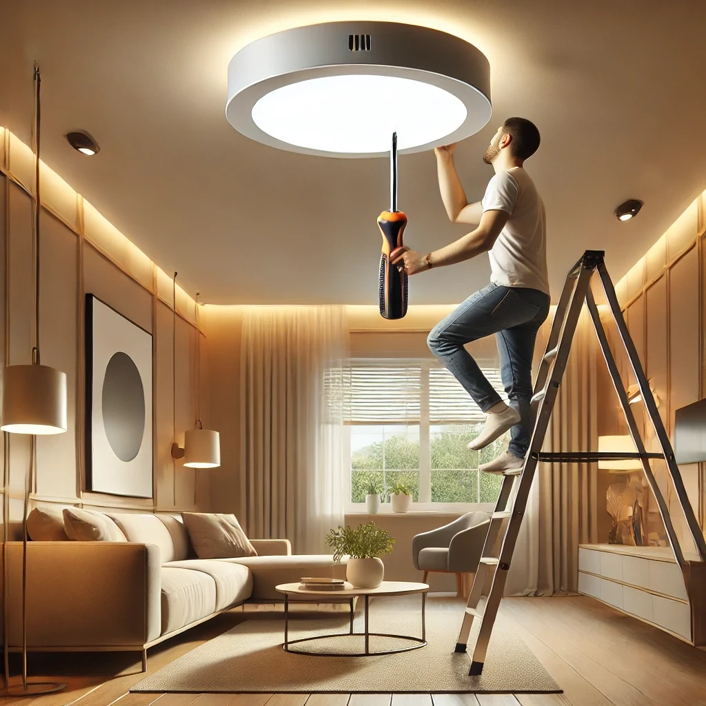 SHARP 55W 明悅吸頂燈開箱與安裝實測:安裝超簡單,亮度、色溫隨心調!