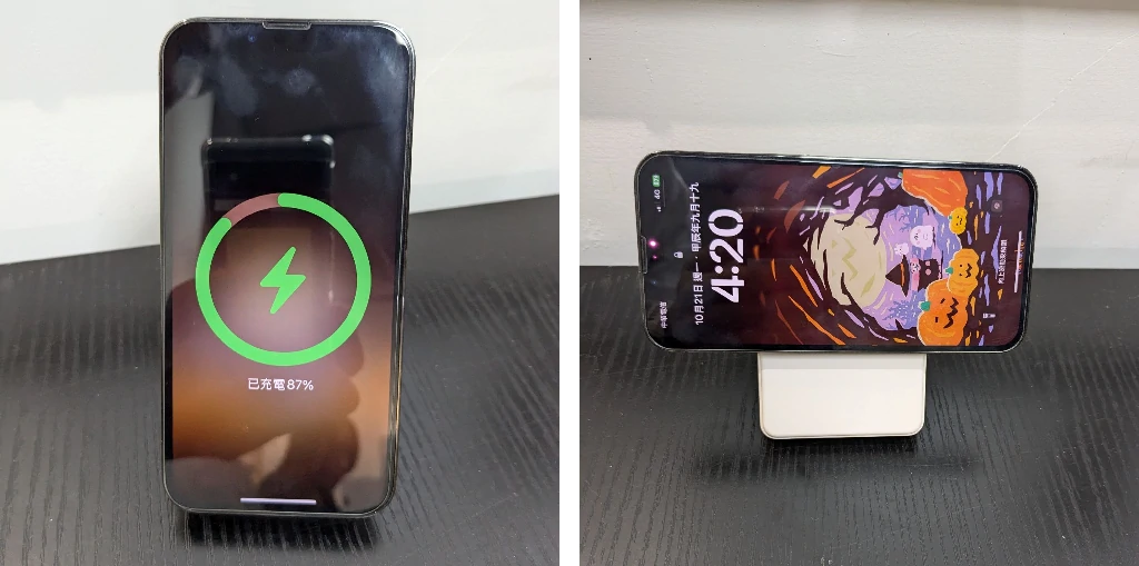 小米無線行動電源6000與iPhone